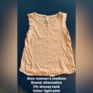 Alternative Peach Sleeveless Women's Muscle Tee